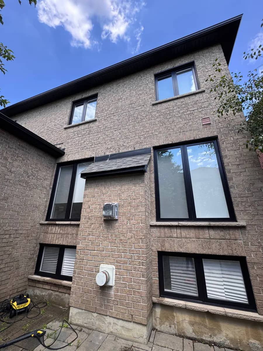 Multi-storey GTA home with clean exterior windows, shared by customer David B. on Google