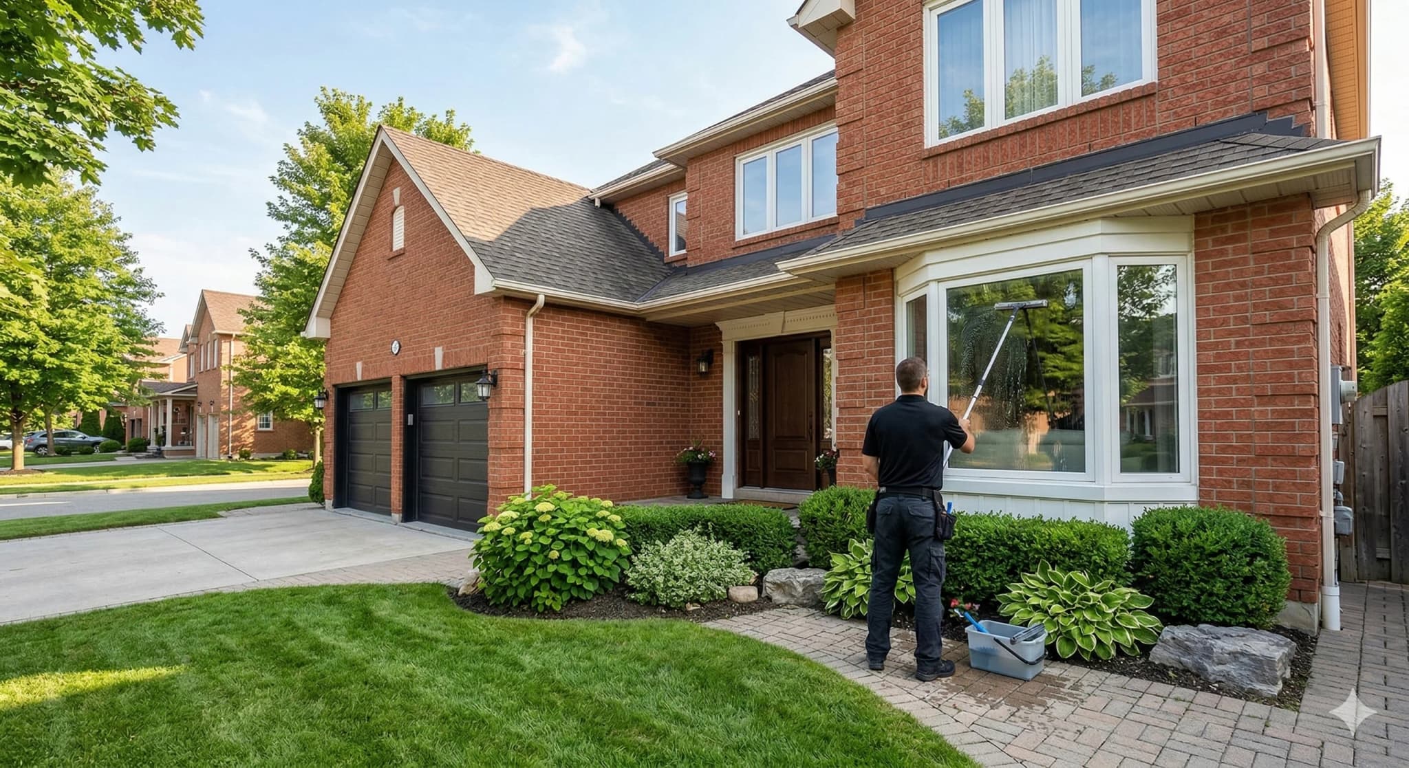 Professional window cleaning service in Brampton