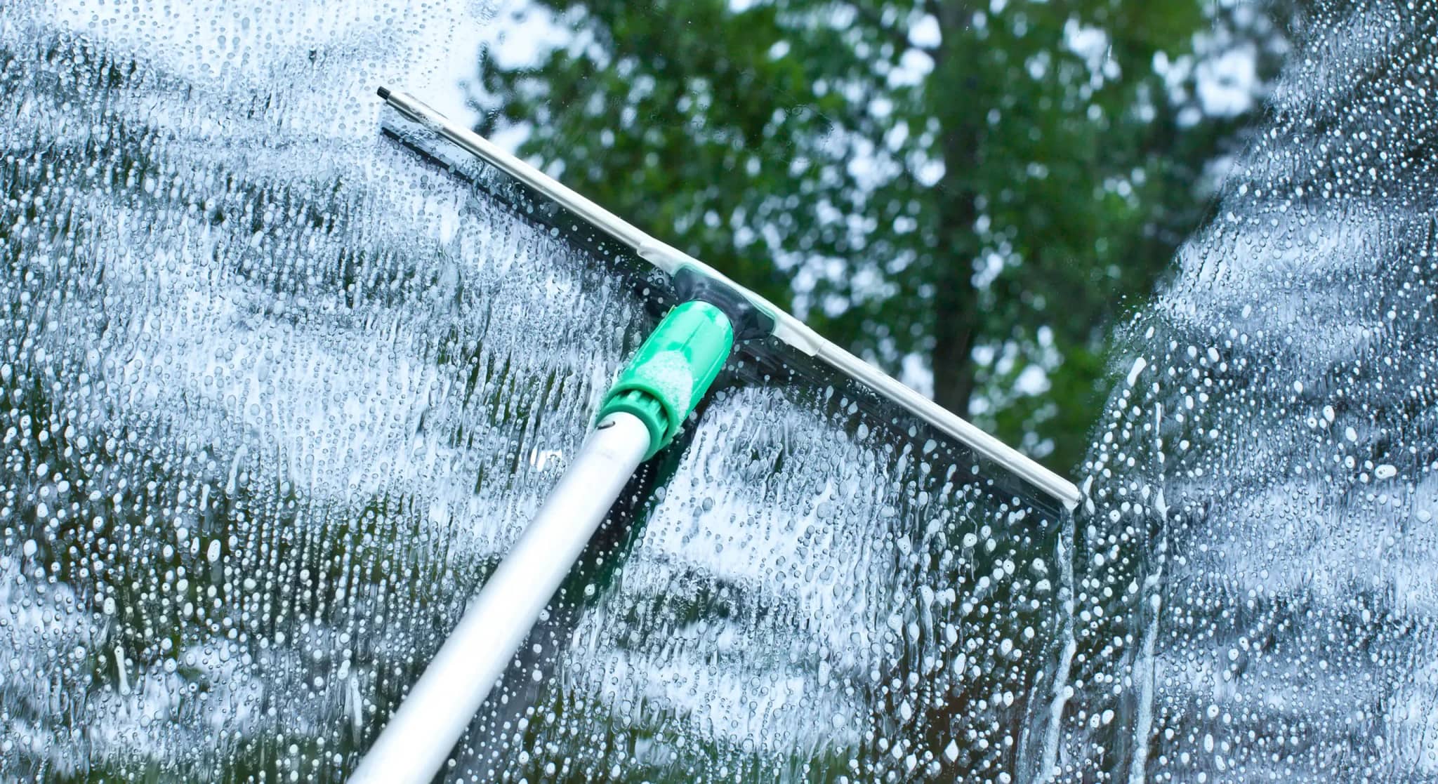 Professional window cleaning service