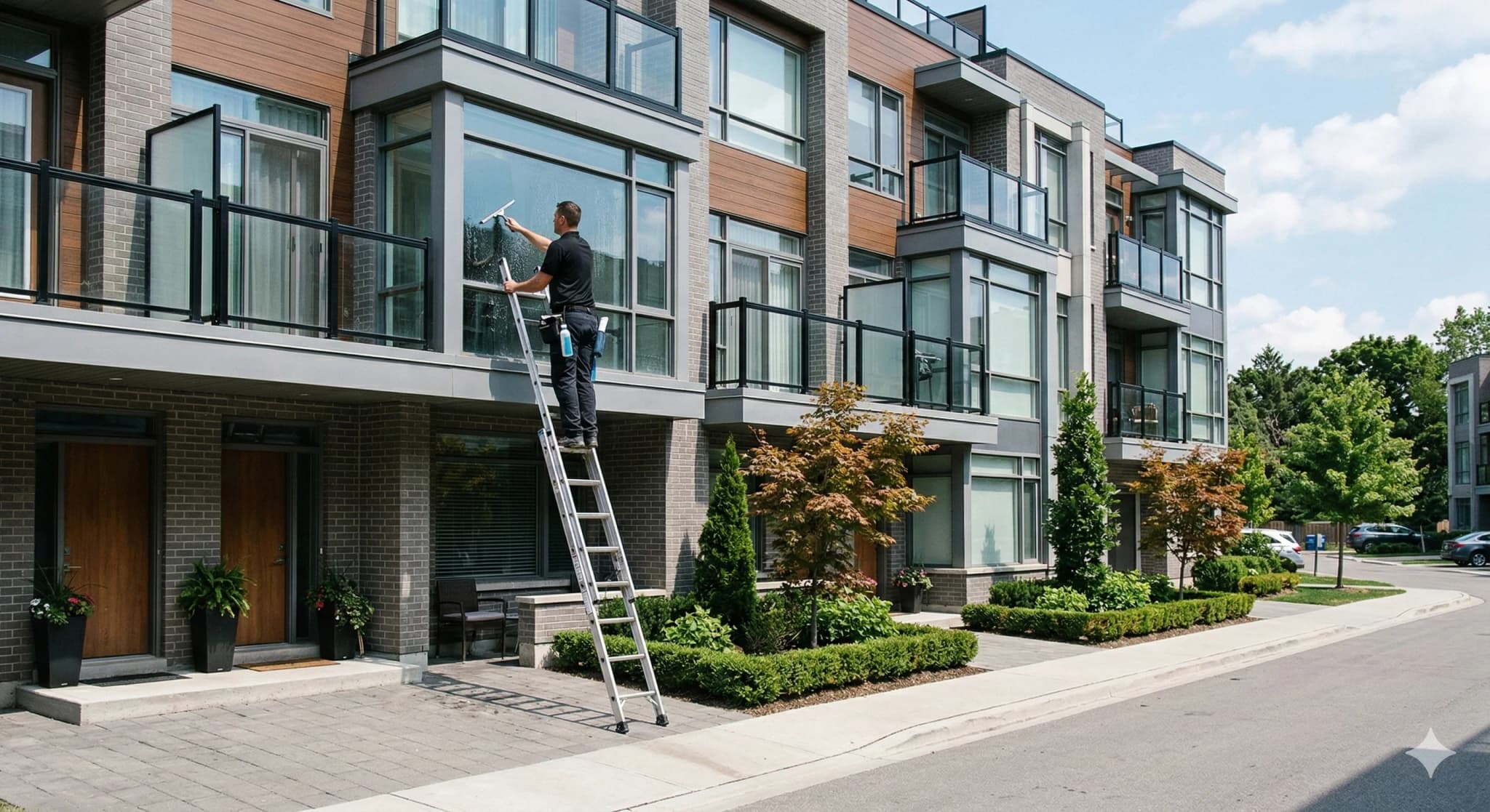 Professional window cleaning service in Mississauga