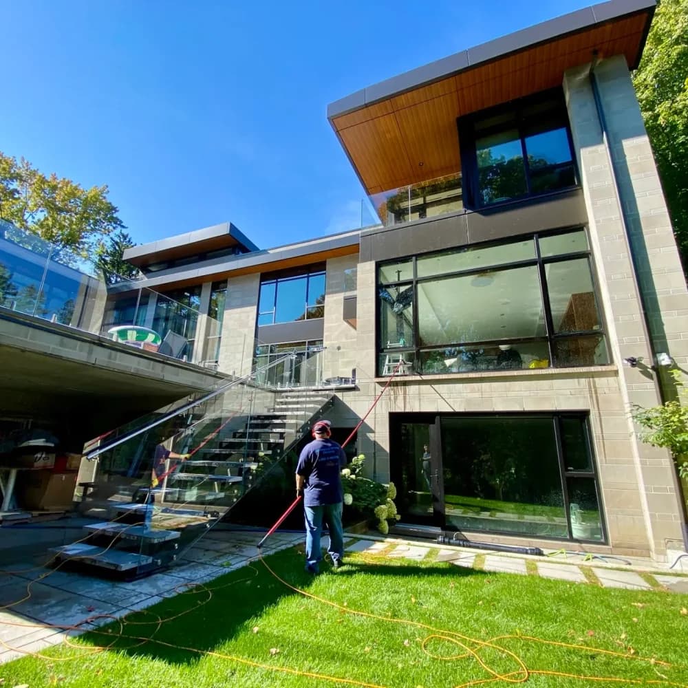 Residential window cleaning